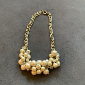 Jcrew Cluster Pearl necklace